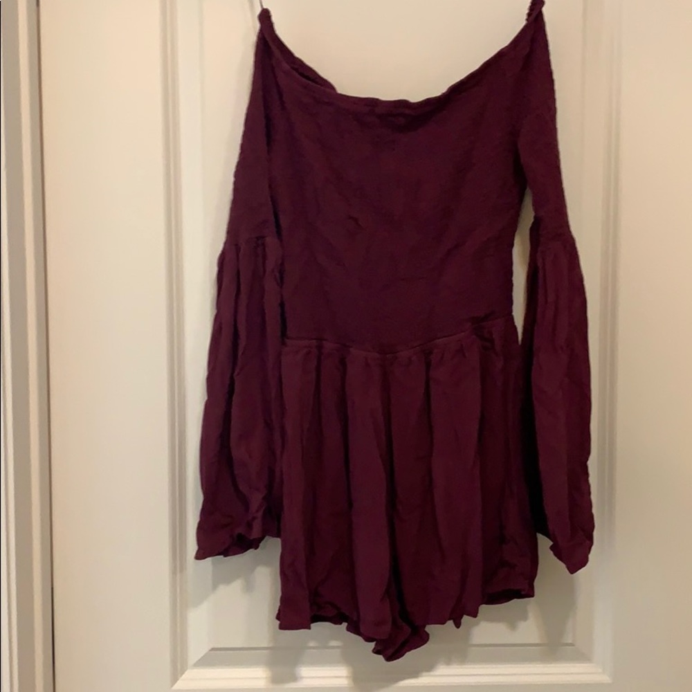 PacSun Kendall & Kylie Maroon Romper